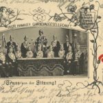 Postkarte von 1904 als Eintrittskarte dokumentiert Hanauer Karnevalsabend